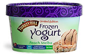 Peach Melba Frozen Yogurt