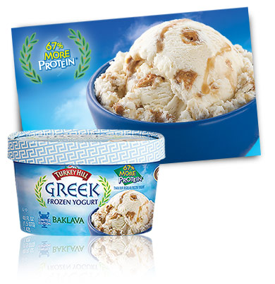 Turkey Hill Greek Frozen Yogurt Baklava - Limited Edition Frozen Yogurt