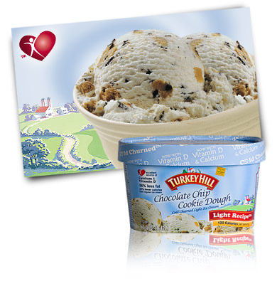 Turkey Hill Chocolate Chip Cookie Dough Light Ice Cream
