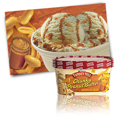 Turkey Hill Chunky Peanut Butter - Limited Edition Premium Ice Cream