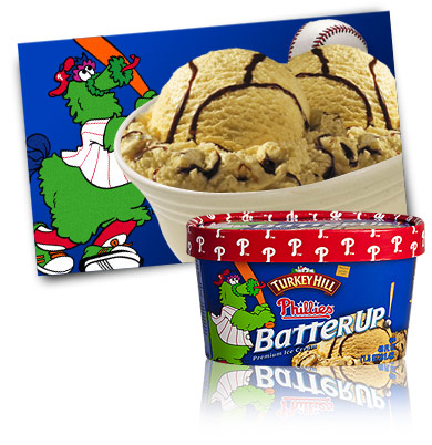 Turkey Hill Phillies&trade; Batter Up Premium Ice Cream