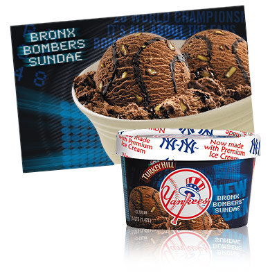 Turkey Hill Yankees&trade; Bronx Bombers Sundae Premium Ice Cream