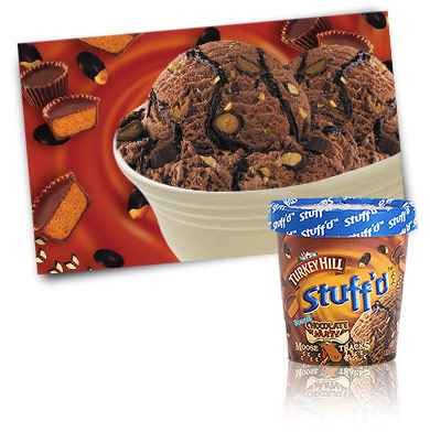 Turkey Hill Nutty Chocolate Moose Tracks&reg; Stuff'd