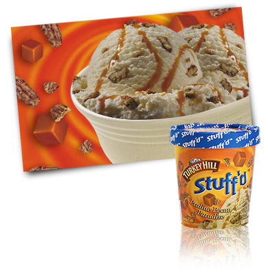 Turkey Hill Praline Pecan Paradise Stuff'd