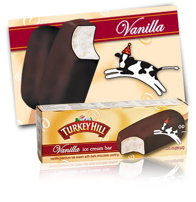 ice cream novelties
 on Vanilla Ice Cream Bar Individual Selections | Turkey Hill Dairy