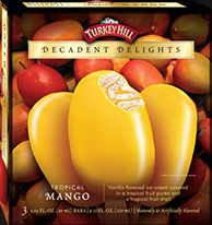 Decadent Delight Tropical Mango Ice Cream Bars