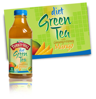 Turkey Hill Diet Green Tea Mango Iced Tea