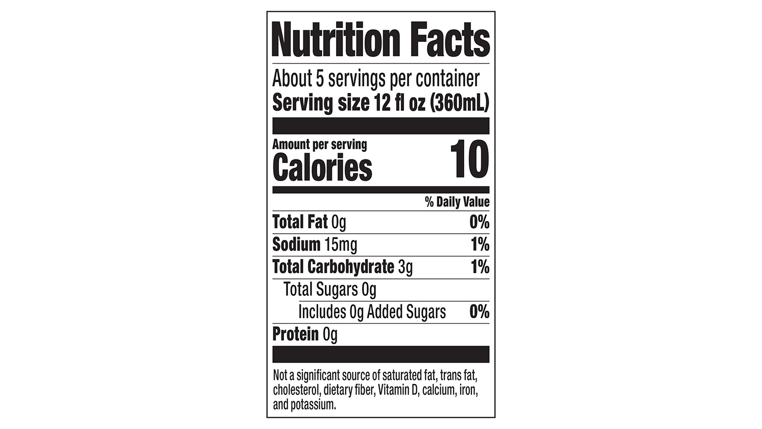 Diet Decaffeinated Iced Tea Image 3