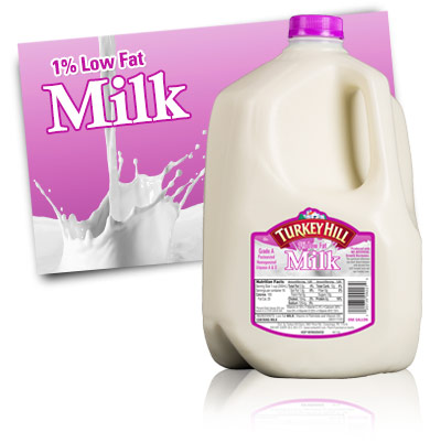 1% Low Fat Milk Jug: Calories & Nutrition