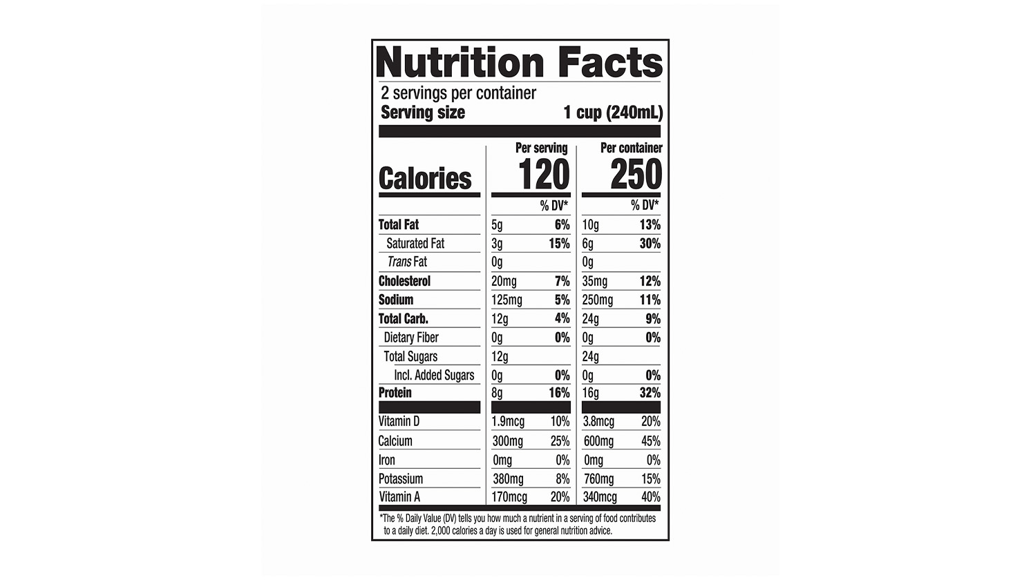 2% Reduced Fat Milk Image 2