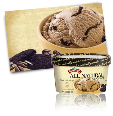 Turkey Hill Mocha Swirl All Natural Ice Cream
