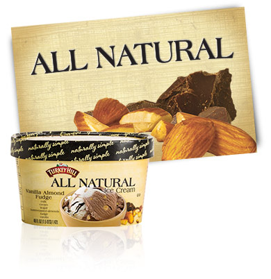 Turkey Hill Vanilla Almond Fudge All Natural Ice Cream