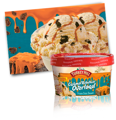 Turkey Hill Caramel Brownie Overload Frozen Dairy Desserts