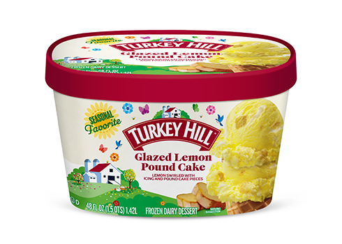 Turkey Hill Glazed Lemon Pound Cake Frozen Dairy Desserts