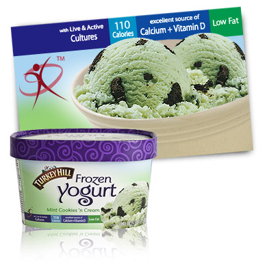 Turkey Hill Mint Cookies ’n Cream Frozen Yogurt