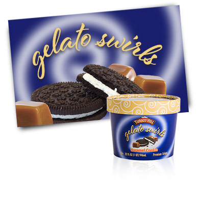 Turkey Hill Caramel Cookie Gelato Swirls