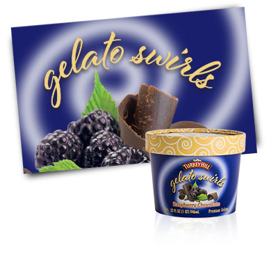 Turkey Hill Raspberry Chocolate Gelato Swirls