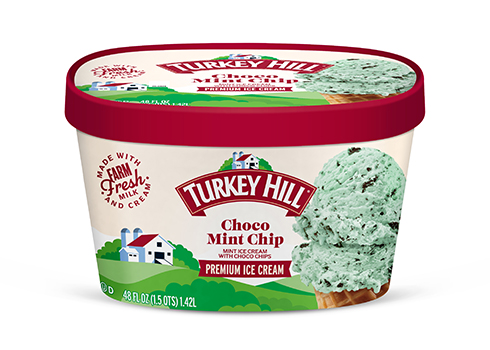Turkey Hill Choco Mint Chip Ice Cream