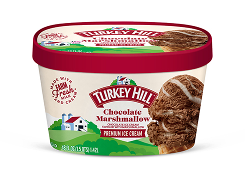 Turkey Hill Chocolate Marshmallow Premium Ice Cream