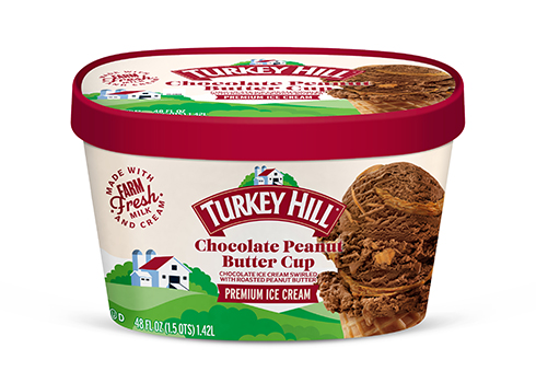 Turkey Hill Chocolate Peanut Butter Cup Premium Ice Cream