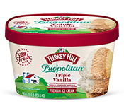 Triple Vanilla Trio'politan Premium Ice Cream
