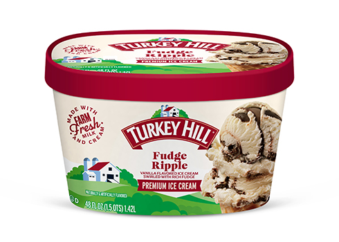 Turkey Hill Fudge Ripple Ice Cream