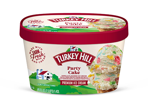 Turkey Hill Party Cake Premium Ice Cream