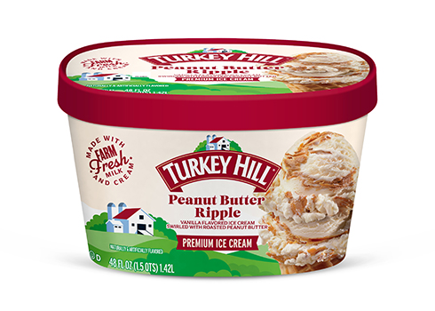 Turkey Hill Peanut Butter Ripple Premium Ice Cream