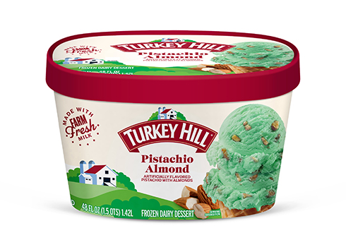 Turkey Hill Pistachio Almond Ice Cream
