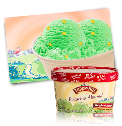 Turkey Hill Pistachio Almond Premium Ice Cream