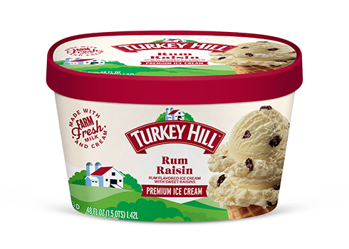 Turkey Hill Rum Raisin Premium Ice Cream