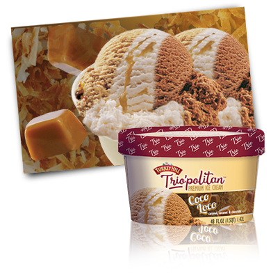 Turkey Hill Coco Loco Trio'politan™ Premium Ice Cream