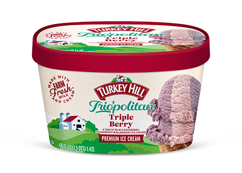 Turkey Hill Triple Berry Trio'politan™ Premium Ice Cream