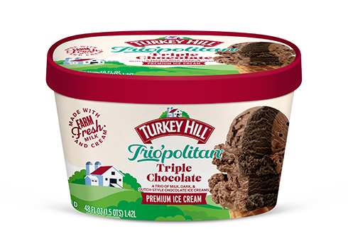 Turkey Hill Triple Chocolate Trio'politan™ Premium Ice Cream
