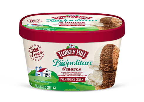 Turkey Hill S'mores Trio'politan™ Premium Ice Cream