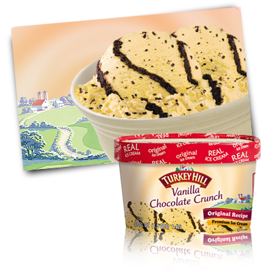 Turkey Hill Vanilla Chocolate Crunch Premium Ice Cream