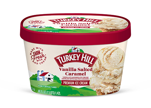Turkey Hill Vanilla Salted Caramel Premium Ice Cream