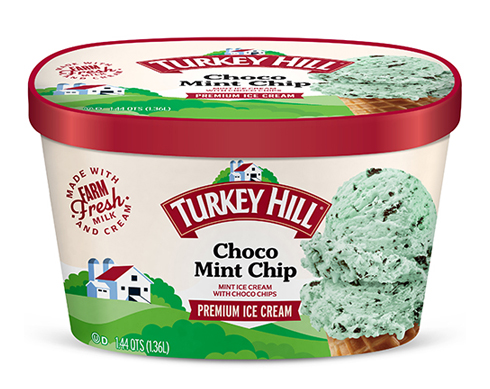 Turkey Hill Choco Mint Chip Ice Cream