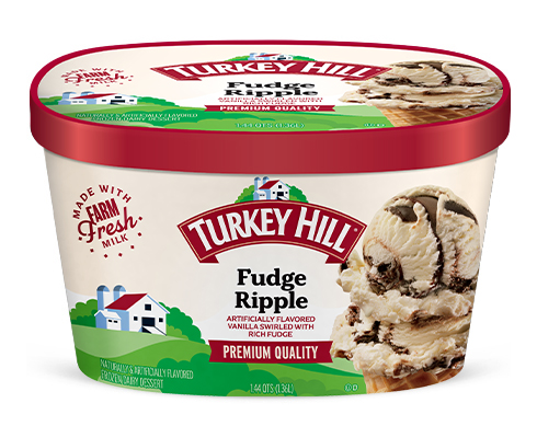 Turkey Hill Fudge Ripple Ice Cream