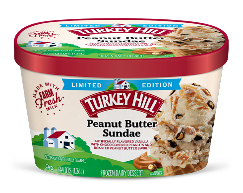 Turkey Hill Peanut Butter Sundae Ice Cream