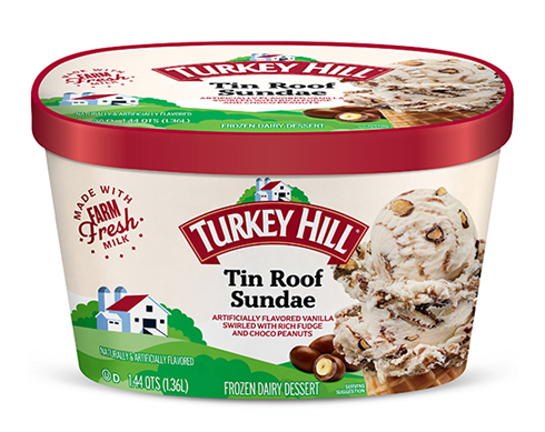 Turkey Hill Tin Roof Sundae Ice Cream