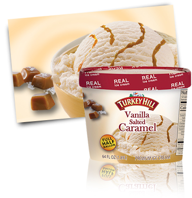 Turkey Hill Vanilla Salted Caramel Premium Ice Cream