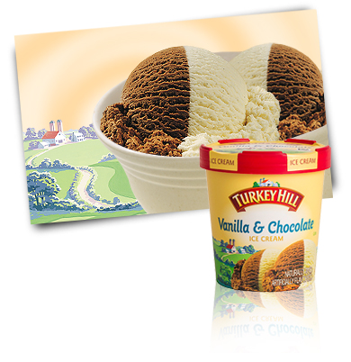 Turkey Hill Vanilla & Chocolate Ice Cream