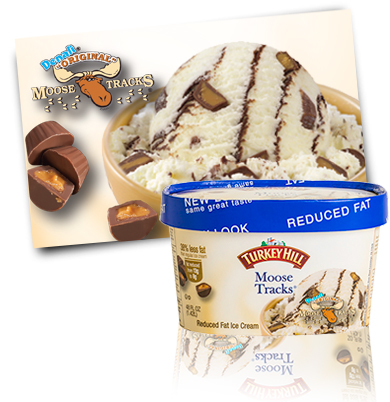 Turkey Hill Moose Tracks® Reduced Fat Ice Cream