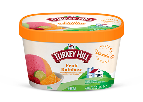 Turkey Hill Fruit Rainbow Sherbet
