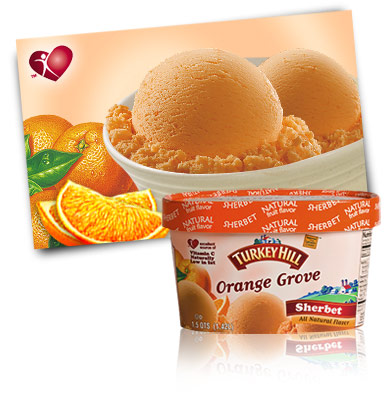 Turkey Hill Orange Grove Sherbet