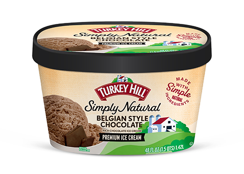 Turkey Hill Belgian Style Chocolate Simply Natural Ice Cream