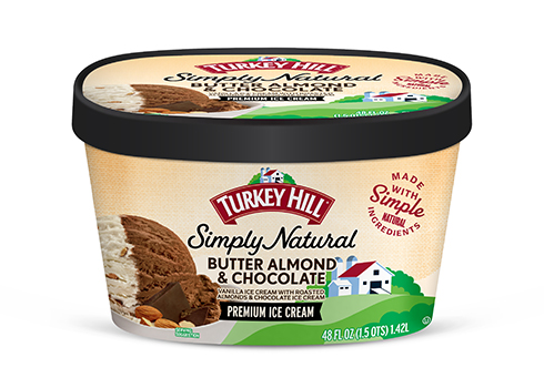 Turkey Hill Butter Almond & Chocolate Simply Natural Ice Cream