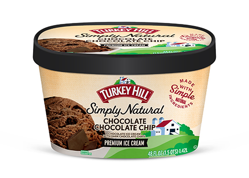 Turkey Hill Chocolate Chocolate Chip Simply Natural Ice Cream