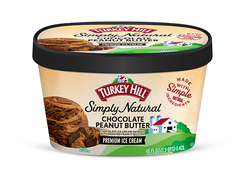 Turkey Hill Chocolate Peanut Butter Simply Natural Ice Cream
